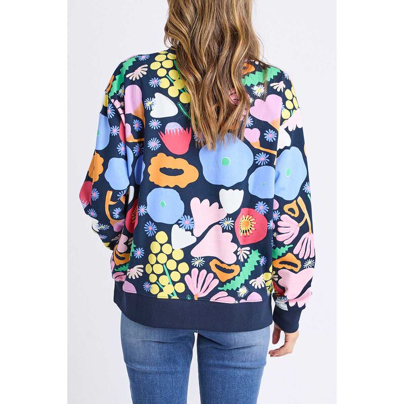 ELM Flower Medley Crew Sweatshirt image number 1